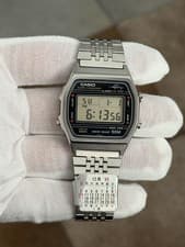 Rare Vintage Casio Marlin W-36 Alarm Chronograph Digital Sports Watch JDM 1980s