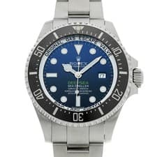 ROLEX Sea-Dweller Deepsea 116660 Blue Men's Used Watch #31224