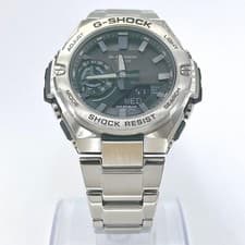 Casio G-Shock GST-B500D Tough Solar Metal Watch Silver 6.7 in Wrist