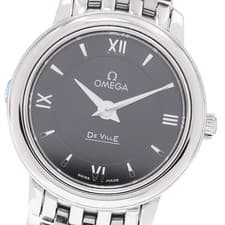 OMEGA 424.10.24.60.01.001 De Ville Prestige Quartz Ladies Watch From Japan G0418