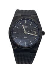 TISSOT PRX Carbon 40.5mm Automatic Analog Black Watch Excellent JAPAN