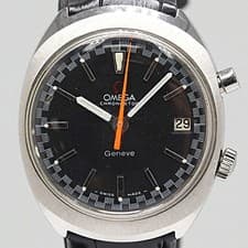 Omega Chronostop Manual Wind Black Dial Vintage Mens Watch 6986210 ABC