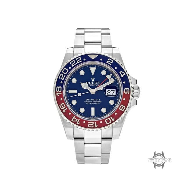 Rolex GMT-Master II 126719BLRO White Gold / Full Set / Pepsi