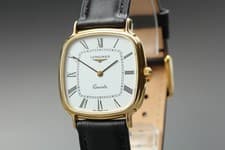 [Near MINT] Longines Grand Classic L150.4 150 7118 White Dial Quartz Men's Watch