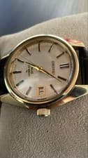 King Seiko Hi-Beat  Gold Manual Winding Rare Beauty MEN'S WATCH Auth