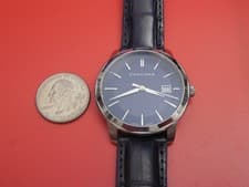 CONCORD SOLID STAINLESS STEEL BENNINGTON 40MM MEN'S WATCH WITH DEPLOYMENT CLASP