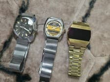 Job Lot x3 , technos, zodiac digital vintage watches