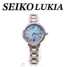 SEIKO Lukia SSVW157 Summer Sweets Blue Shell Swarovski Ladies Watch