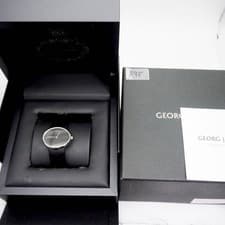 [Vivianna] Georg Jensen Watch Oval Black Dial