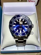 Seiko 5 Sports SRPC51J1 Automatic Blue Dial Stainless Steel 100m Men's Watch