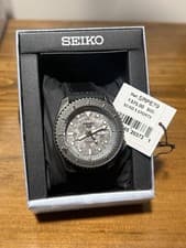 SEIKO 5 SPORTS LIGHT BLUE/GRAY PATTERNED DIAL MEN’S WATCH SRPE79