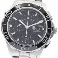 Defective TAG HEUER CAK2110 Aquaracer Chronograph Date Automatic Men s 947504 Us
