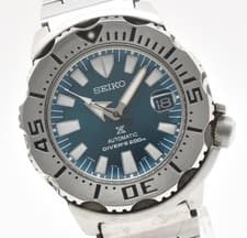 【NEAR MINT】SEIKO PROSPEX SZSC005 6R15-02X0 GREEN MONSTER AUTOMATIC MENS WATCH