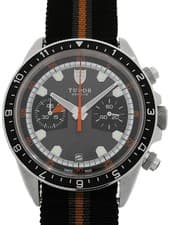 TUDOR Heritage Chronograph Automatic Watch 70330N Gray Dial 41mm
