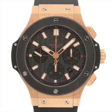 Hublot Big bang Gold Ceramic 301.PM.1780.RX RG×TI RG×SS×Rubber AT black dial