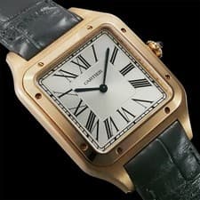 Cartier Santos Dumont XL WGSA0032 18K White Gold #SU017