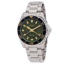 Longines Hydroconquest GMT Automatic Green Dial Men's Watch L3.790.4.06.6