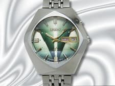 Orient Chrono Ace 23J Ref.TE429-27960 Green Gradient Dial Day Date Auto Men's