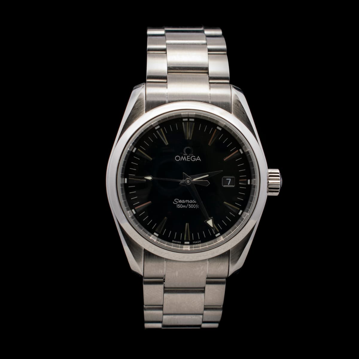 Omega Seamaster Aqua Terra | Black Dial |36mm Quartz | Ref 2518.50 I