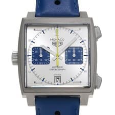 TAG HEUER Monaco Chronograph Racing Blue Limited Edition CAW218C.FC6548 gray...