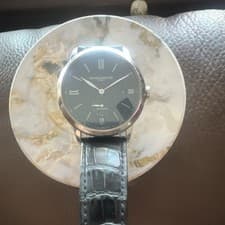 Baume & Mercier Classima Automatic Swiss Made Men's Watch Black Leather Silver