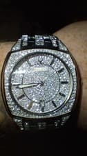 Bulova Men's Phantom Crystal Watch 96B296 - Iced Out & Sleek