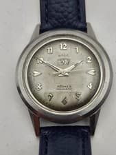 Vintage Ball Admes Indimatic Power Reserve Indicator 17 Jewels Watch Stainless