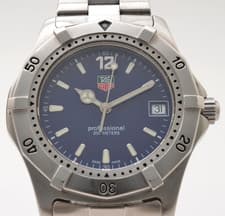 [Exc+5] Vintage TAG Heuer 2000 WK1113-0 Blue Dial 38mm Quartz Men's Professional