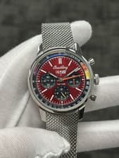 2025 Breitling Top Time Corvette Red Steel Bracelet Watch Chrono AB0176