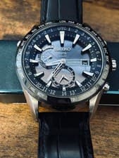 Seiko Astron GPS Solar 7X52-0AE0 Black Wristwatch Used From Japan