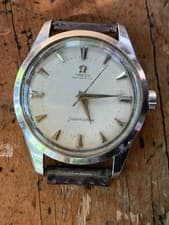 1958 Omega Seamaster Automatic LARGE SEAHORSE Cal. 500 35MM Keeps Time!