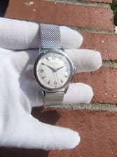 Rare Vintage Girard-Perregaux Sea Hawk Automatic Stainless St. Swiss Mens Watch