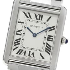 Cartier CARTIER W5200014 Tank Solo LM Quartz Men s Good Condition with  943421