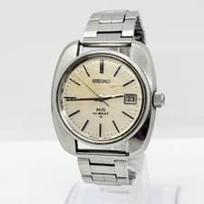Seiko King Seiko 4502-8000 Hi-Beat Manual Wind Silver Dial Medallion Wristwatch
