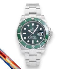 Rolex Submariner Date 116610LV Green Dot Dial Stainless Steel Men's Watch