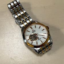 Orient Open Heart Automatic Wristwatch 40mm Mens 100m Water Resistant wrist 19cm