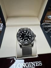 Longines HydroConquest Men's Black Watch 39MM