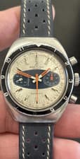 Breitling Sprint Chronograph Stainless Steel Vintage Wristwatch Valjoux ref 2212