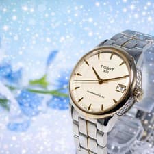 Good condition TISSOT automatic winding back skid combination men's watch ,19234