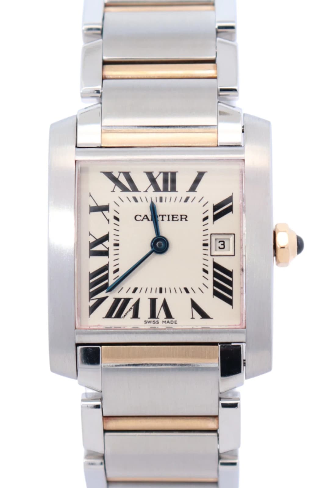 Cartier Tank 25mm White Dial Watch Ref# W51012Q4