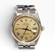 Rolex Datejust 36 mm Two Tone Buckley Dial Jubilee Watch 16013 Circa 1979