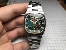 Vintage SWISS Bulova Accutron Spaceview #7396 Tuning Fork 2141 Men's Watch