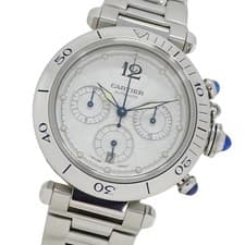 Cartier Pasha Chronograph Automatic Watch for Men, Stainless Steel... GZl1h51q