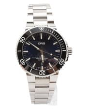 [Near MINT] Oris Aquis Blue Date Mens Watch 01 733 7730 4135 Mens Watch JAPAN