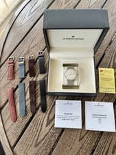 Junghans Max Bill Automatic 38mm with Milanese Mesh and 4 Additional Straps