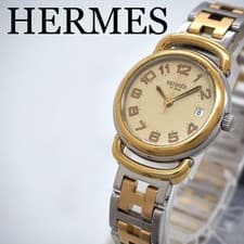 HERMES watch ladies Pullman gold PU2 240 HERMES,17275