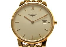 [EXC+5] LONGINES La Grand Classique L5.632.2 Gold Dial Quartz Men's Watch JAPAN