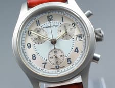 [MINT] HAMILTON H685820 Chronograph Quartz Men's Watch From JAPAN