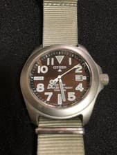 Citizen Eco-Drive Titanium Diver Watch Unused 30+ Years Water Resistant Rare