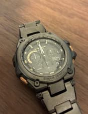 Casio G-Shock MTG-G1000RB-1AJF Solar Radio Men’s Watch Black SS 44mm Used